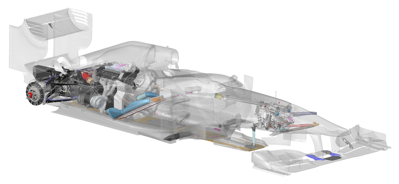 TDF-One - F1 Car CAD Model - 02